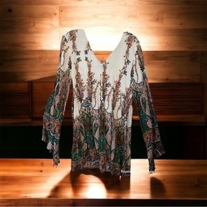 Boho-Shirt dress-Medium
